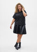 Knitwear cardigan with short sleeves, Dark Grey, Model image number 1