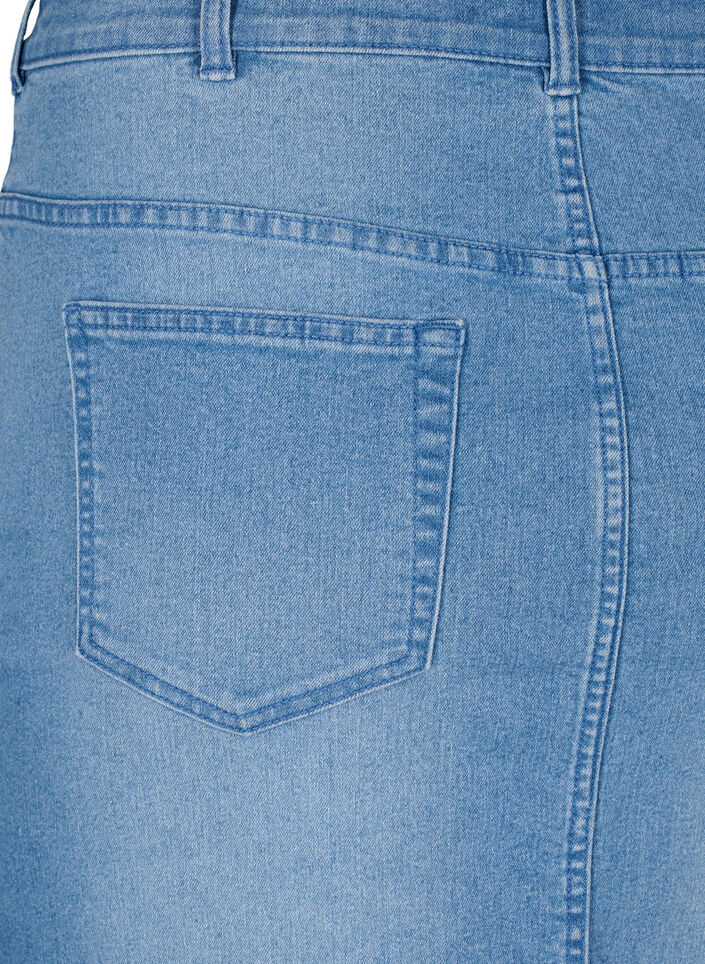 FLASH - Tight-fitting denim skirt, Light Blue, Packshot image number 3