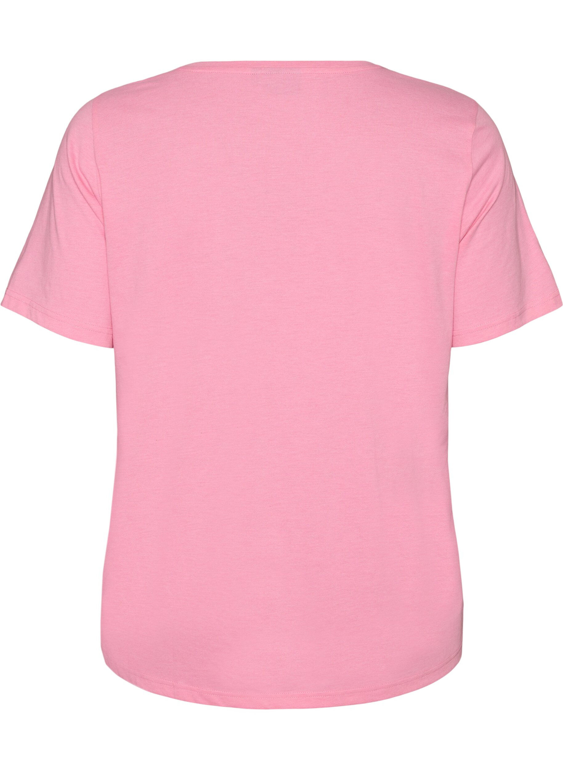 ZizzifashionT-shirt with motif, Rose, Packshot image number 1