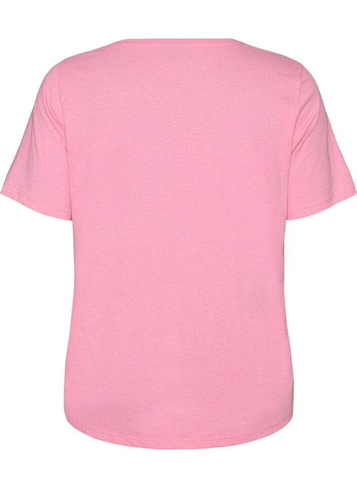 T-shirt with motif, Rose, Packshot image number 1