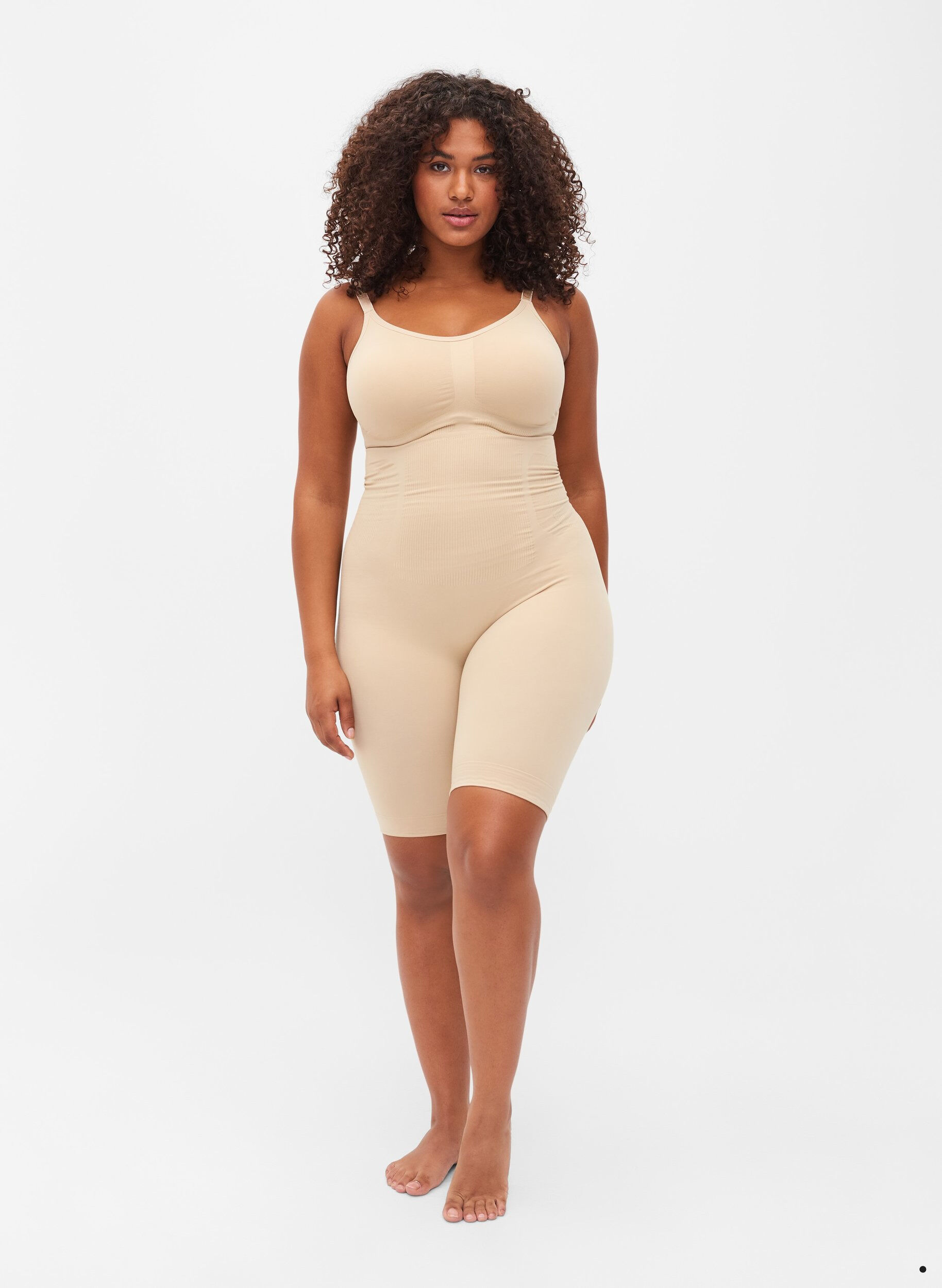 Zizzifashion Shapewear bodysuit, Beige, Model image number 1