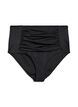 High waisted bikini bottoms, Black, Packshot image number 0