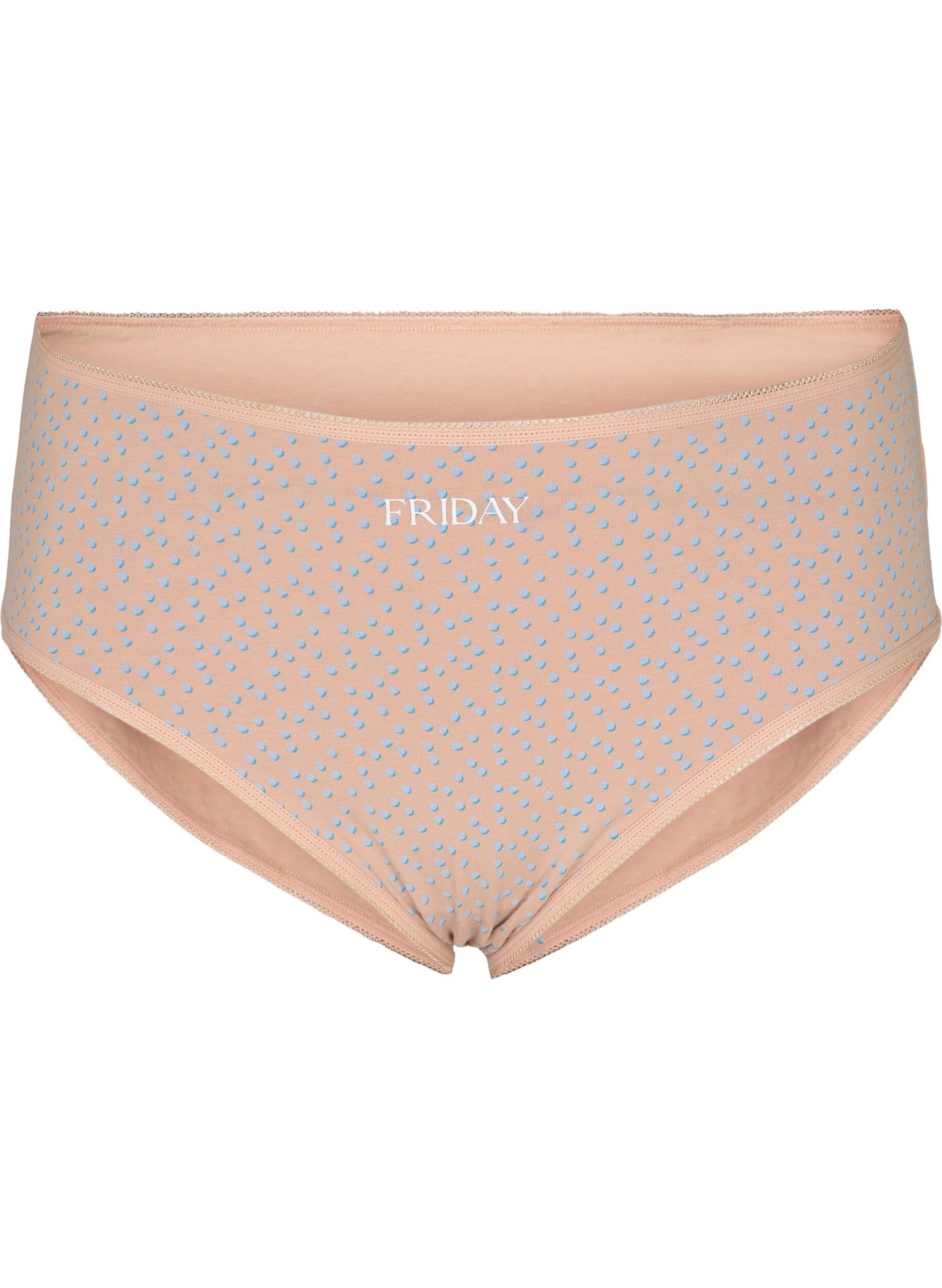 Zizzifashion 7-pack briefs with regular waist, Blue Multi Pack , Packshot image number 3