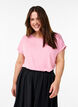 Loose t-shirt with round neck, Pink, Model image number 0