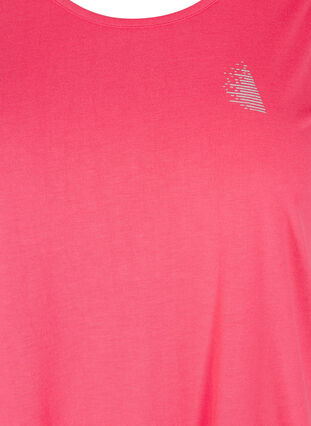 Exercise top with mesh and A-line, Azalea, Packshot image number 2
