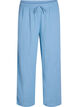 FLASH - Straight fit trousers with high waist, Blue, Packshot image number 0