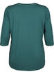 Workout top with 3/4 sleeves, Green, Packshot image number 1