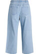 Myra jeans with wide fit and flower details, Light Blue, Packshot image number 1