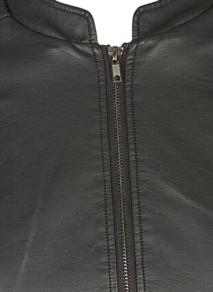Faux leather jacket, Black, Packshot image number 2
