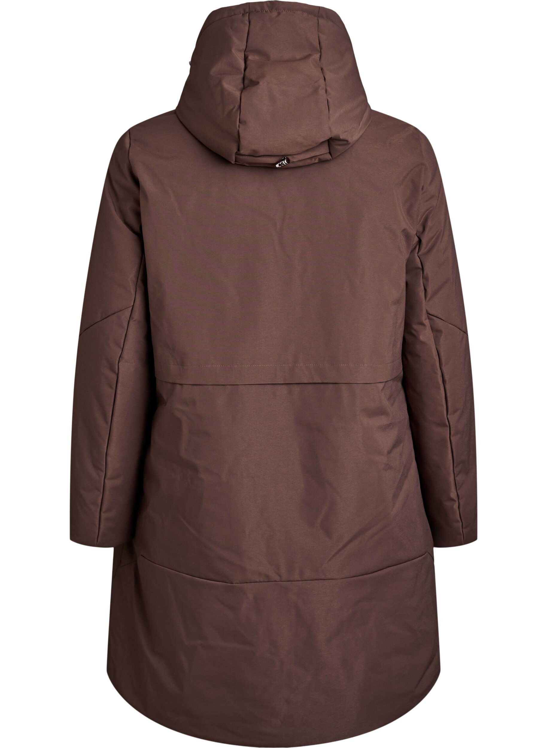 ZizzifashionWinter jacket with adjustable waist, Brown, Packshot image number 1