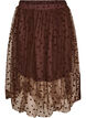Midi tulle skirt with hearts, Brown, Packshot image number 0