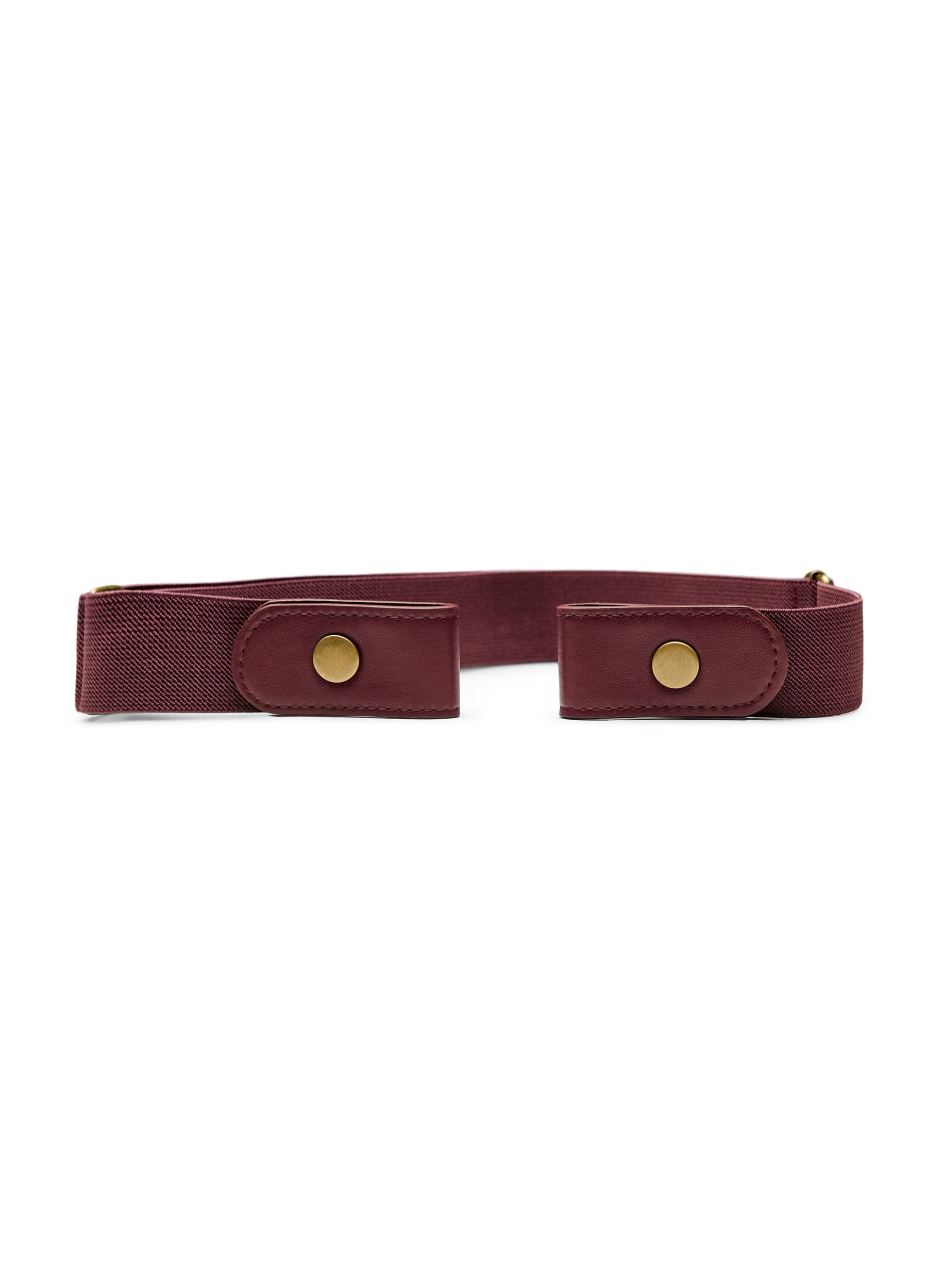 Zizzifashion Elastic belt, Red, Packshot image number 0