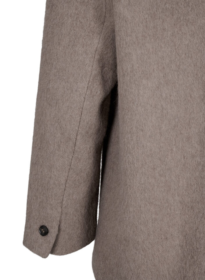 Wool blazer with brushed texture, Grey, Packshot image number 3