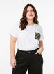 T-shirt with chest pocket, White, Model image number 0