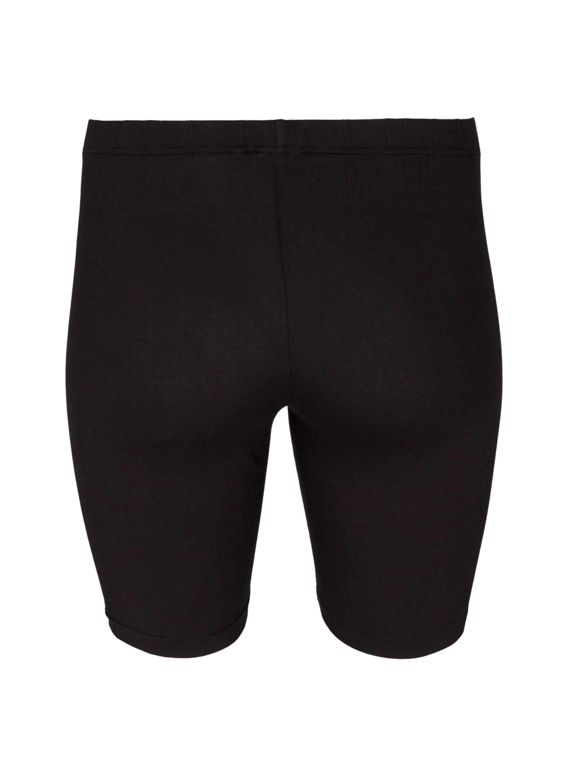 ZizzifashionPlain-coloured basic bike shorts, Black, Packshot image number 1