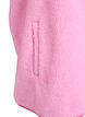 Teddy fleece vest with zip and contrast detail, Pink, Packshot image number 3