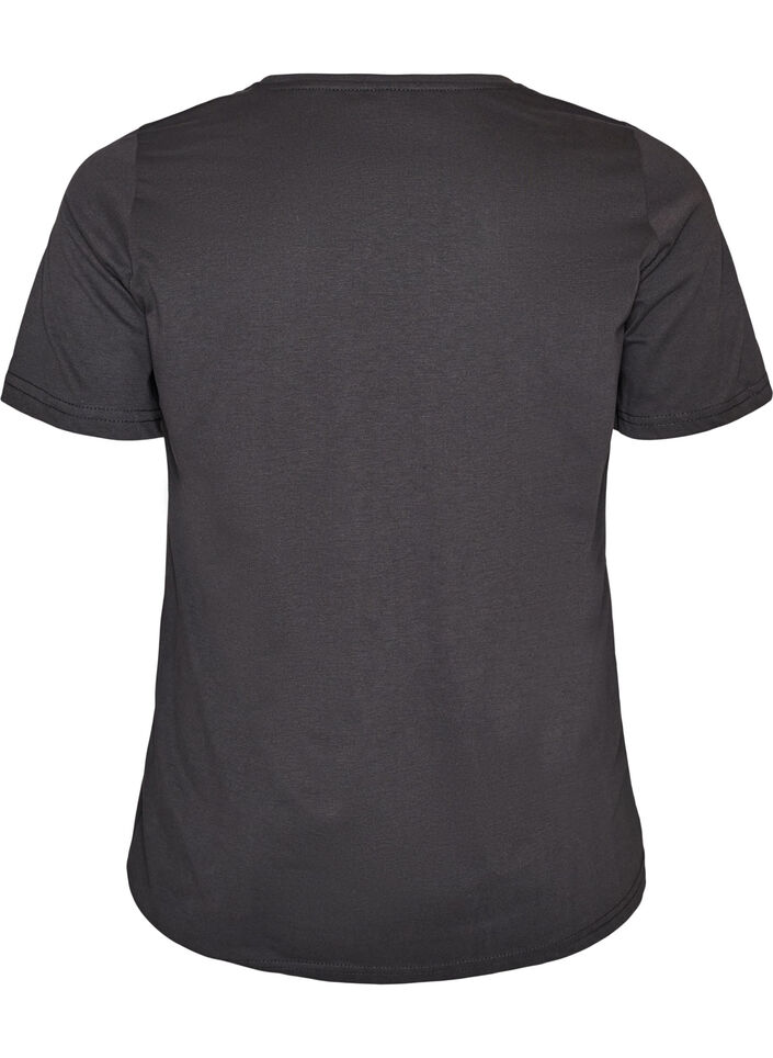 T-shirt with motif, Grey, Packshot image number 1