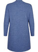 Short ribbed dress with a round neck, Grey Blue Mel., Packshot image number 1