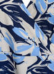 Floral wrap dress with short sleeves, Blue, Packshot image number 2