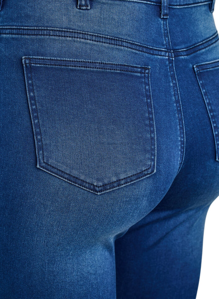 Super slim Amy jeans with high waist, Blue, Packshot image number 3