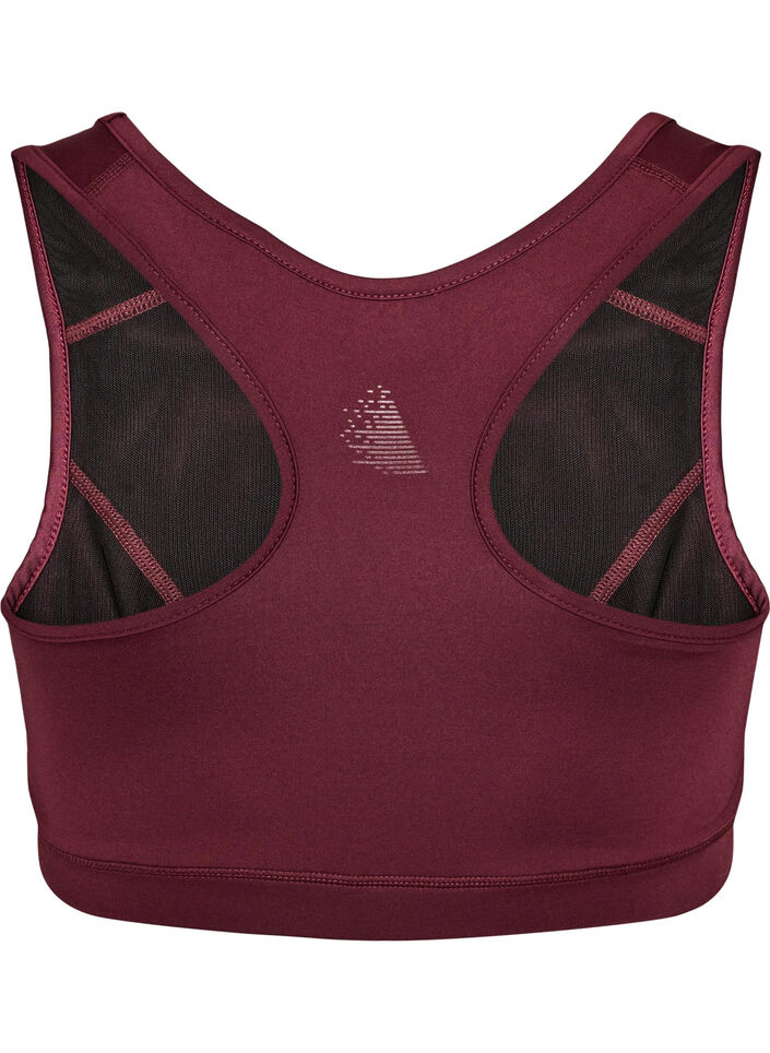 Sports bra with racerback, Red, Packshot image number 1