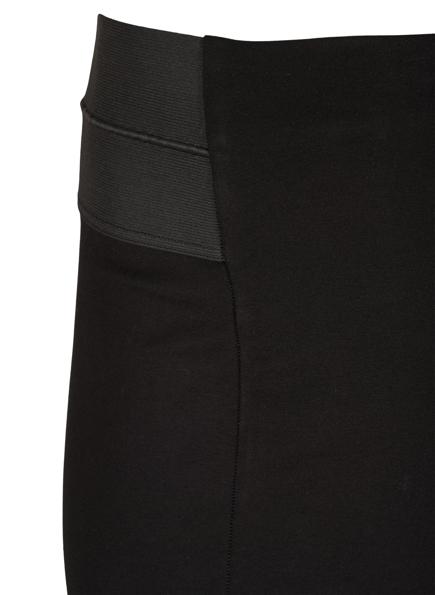 Zizzifashion Close-fitting skirt with elasticated waist, Black, Packshot image number 2