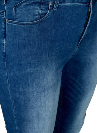 High waisted, super slim fit Amy jeans, Blue denim, Packshot image number 2