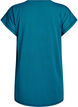 Long workout T-shirt, Petrol, Packshot image number 1