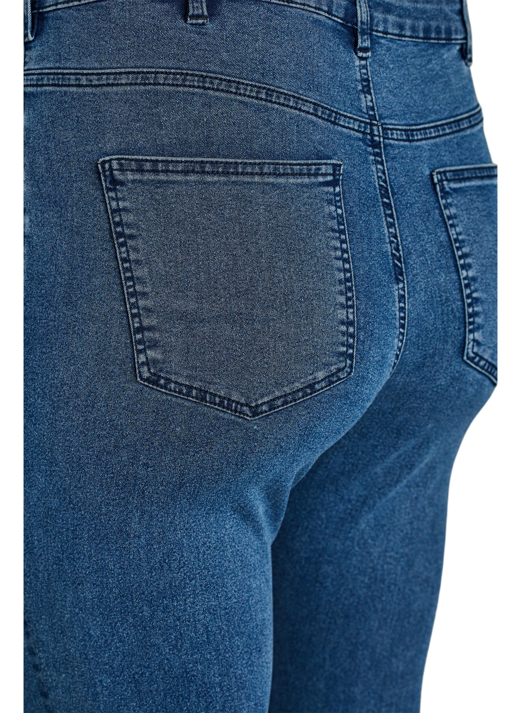 ZizzifashionAmy high-waisted super slim fit jeans, Blue, Packshot image number 3