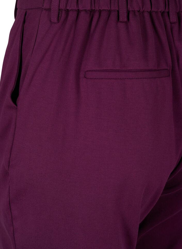 Cropped Maddison trousers, Purple, Packshot image number 3