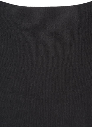 Short A-line skirt, Black, Packshot image number 2