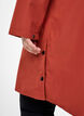 Rain jacket with pockets and hood, Red, Model image number 3