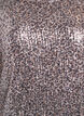 Short sequin dress with long sleeves, Brown, Packshot image number 2