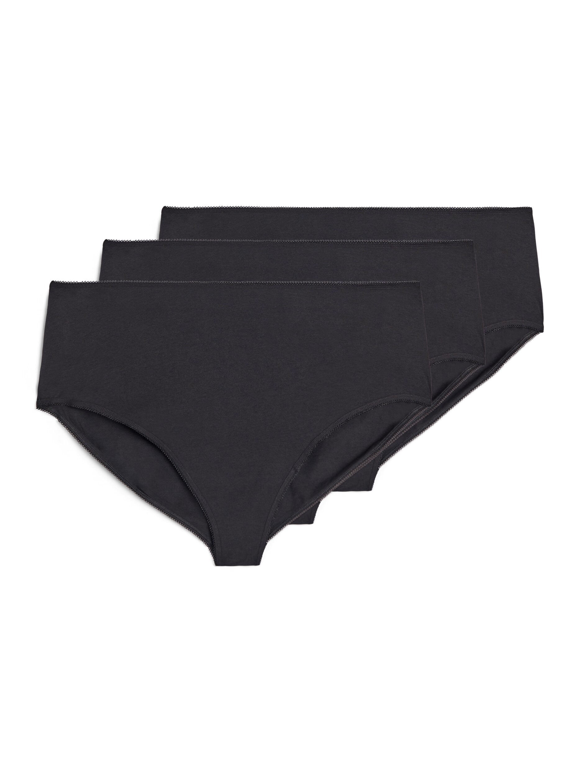 3-pack regular waist cotton briefs