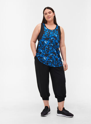 Workout top with print details, Daphne Print, Model image number 2