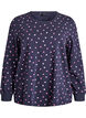 Printed night top, Blue, Packshot image number 0