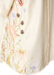 Shirt blouse with elbow-length sleeves and floral details, Beige, Packshot image number 3