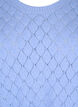 Knitted blouse with lace pattern, Cornflower Blue Mel., Packshot image number 2