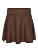 Short knitted A-line skirt, Brown, Packshot image number 0
