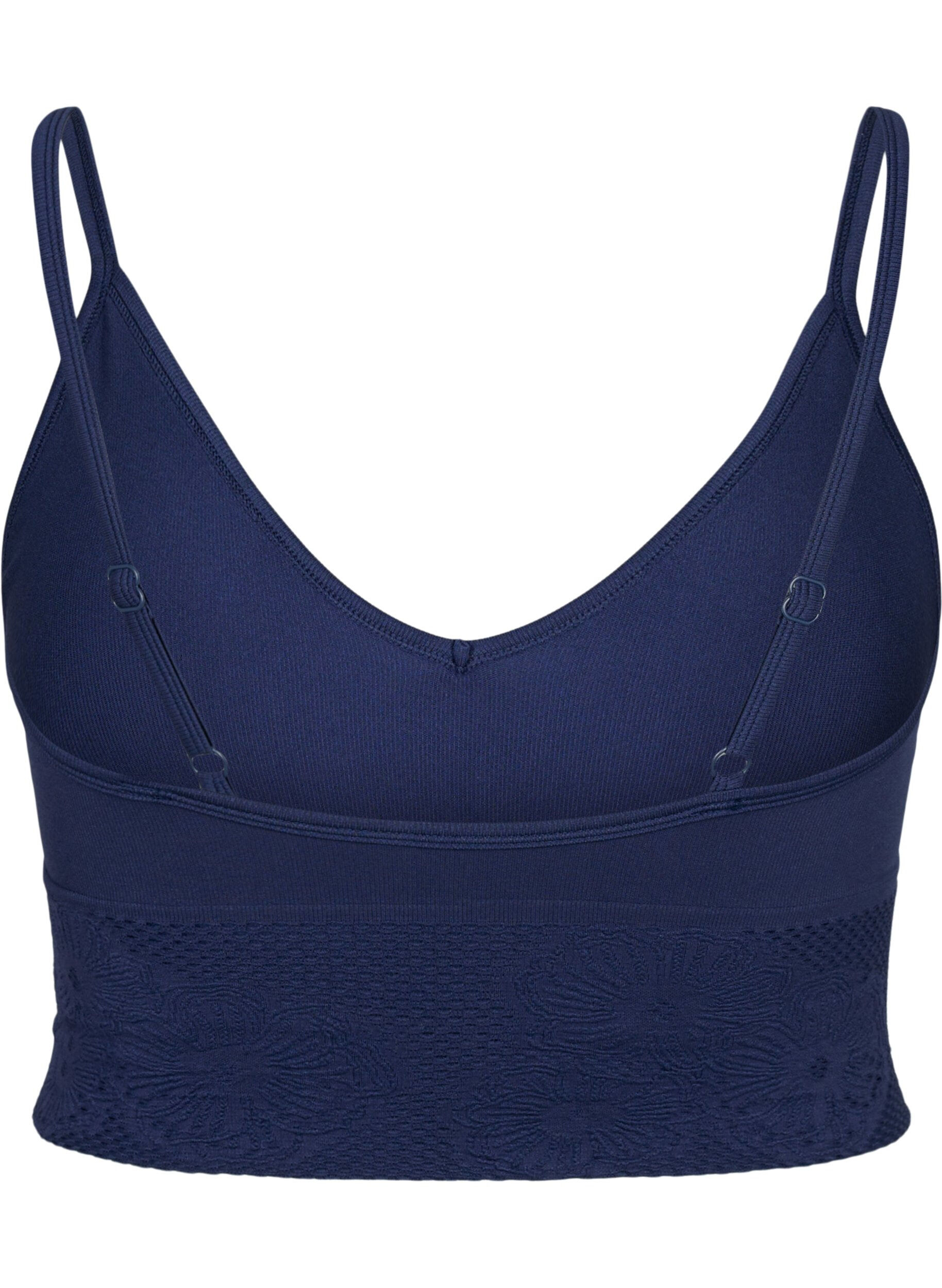 Zizzifashion Seamless bra top, Peacoat ASS, Packshot image number 1