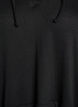 Short hoodie dress with a kangaroo pocket, Black, Packshot image number 2