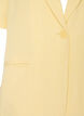 Blazer with short sleeves and lapels, Yellow, Packshot image number 2
