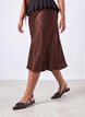 Slingback with bow detail and patent look, Brown, Model image number 0