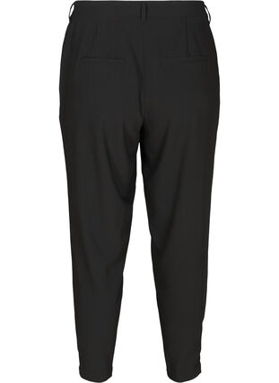 Cropped trousers in a classic design, Black, Packshot image number 1