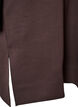 Sporty sweatshirt dress with a high collar and zip, Brown, Packshot image number 3
