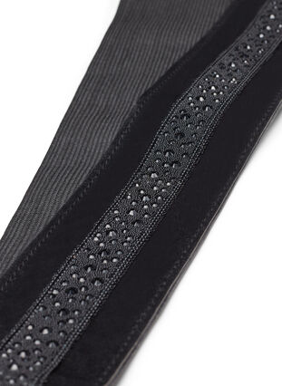 Stretchy belt with studs, Black, Packshot image number 1