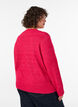 V-neck jumper, Pink, Model image number 2