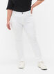 Slim fit Emily jeans with normal waist, White, Model image number 2