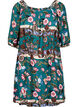 Beach dress in viscose with print, Green, Packshot image number 0