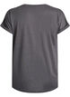 Short sleeved cotton blend t-shirt, Dark Grey, Packshot image number 1